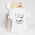Corgi Humor Tee — “Cute Up Front. World‑Famous Fluff in the Back.” Dog Lover T‑Shirt
